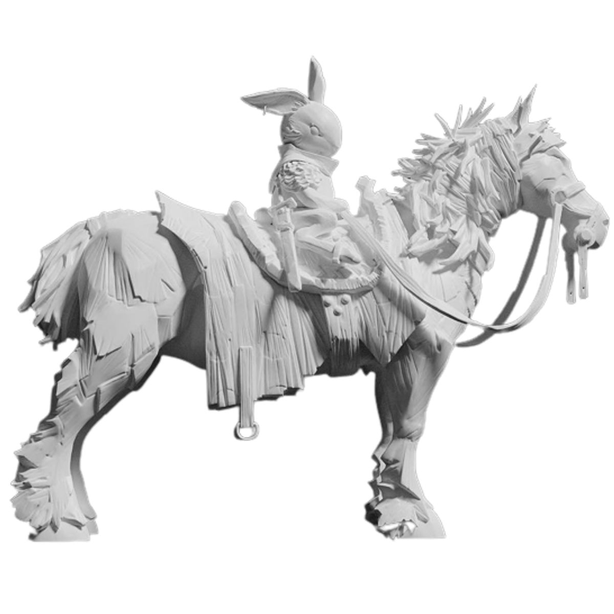 White : The Hunter CNY Year of the Rabbit