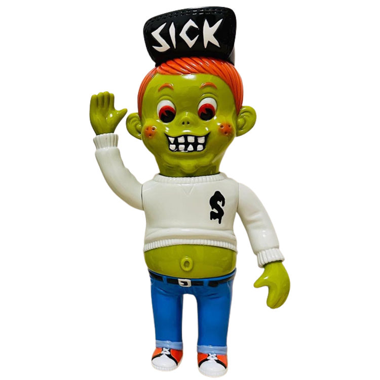 Green Sick Boy by Knuckle (Little Chop Design)