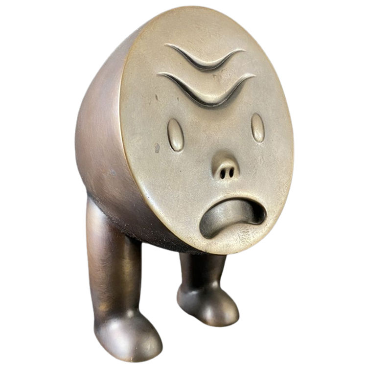 Bronze Oh No by Gary Taxali