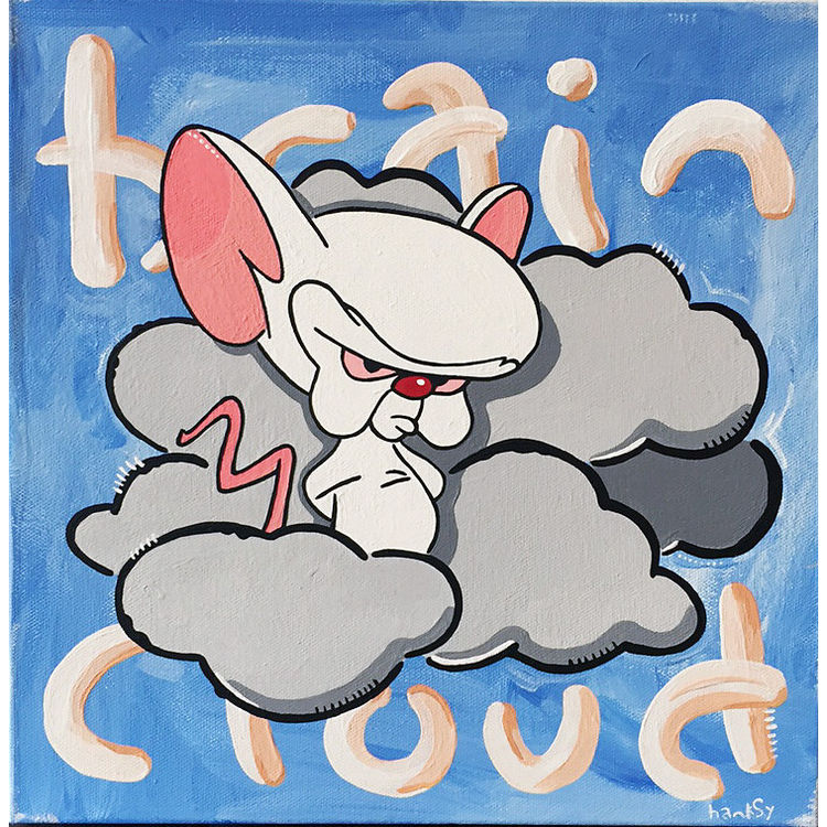 Brain Cloud by Hanksy
