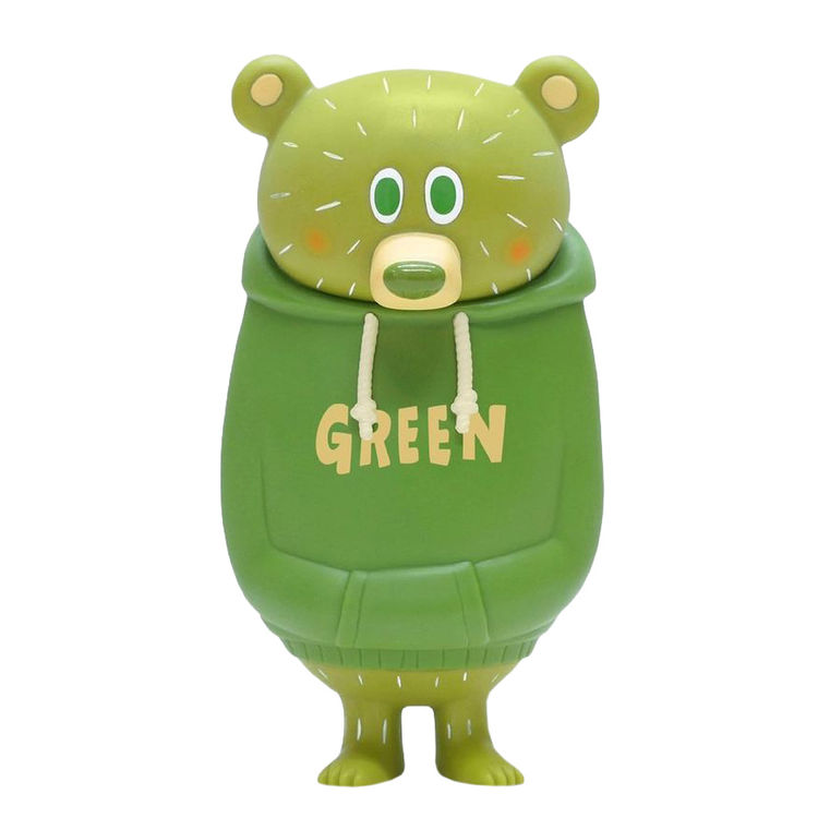 BG Bear Hoodie Green by Kohei Ogawa
