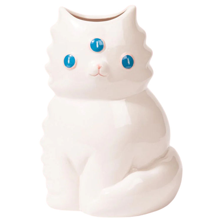 Blanco Ceramic Vase by Valfre