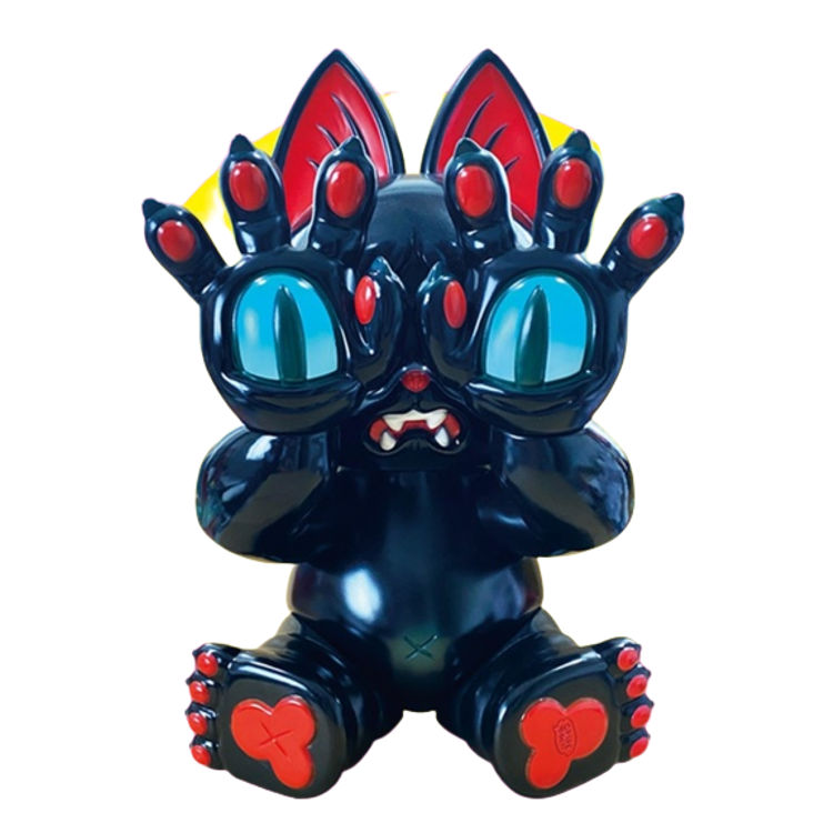 Sitting Nigirizm Hell's Cat Onigiri by Grape Brain