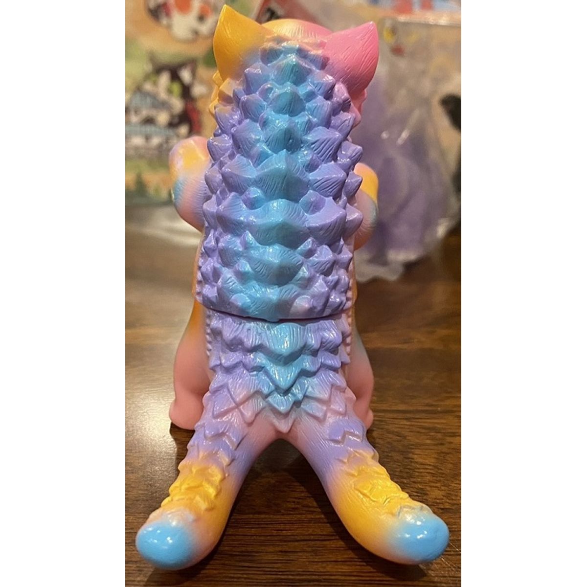 Pastel Pink with Purple, Orange, Yellow, Green Negora