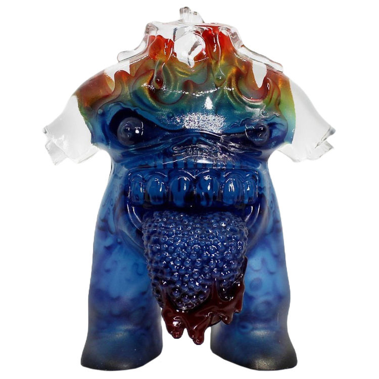 Santa Gula Holy Gluttony Blue GID by Bendito Calabazo