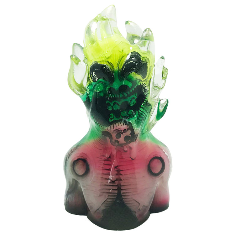 Encapsulado (Trapped in Myself) Green Pink by Bendito Calabazo