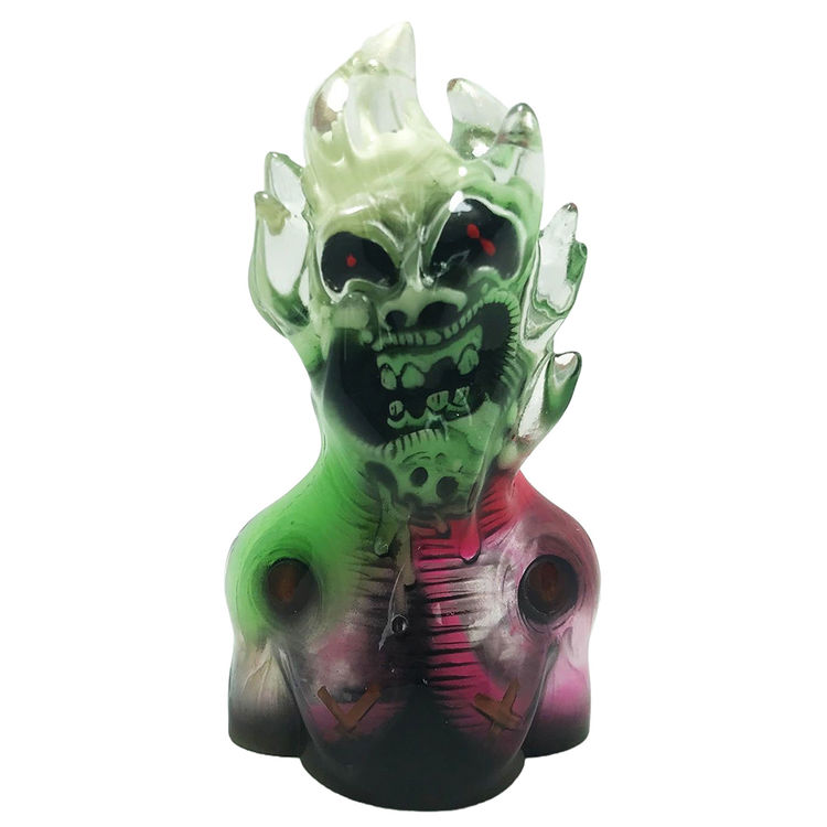 Encapsulado (Trapped in Myself) Green White Red by Bendito Calabazo