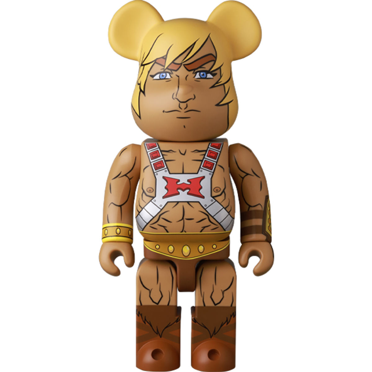 100% + 400% Mishka x He-Man : Masters of the Universe Be@rbrick (Set)