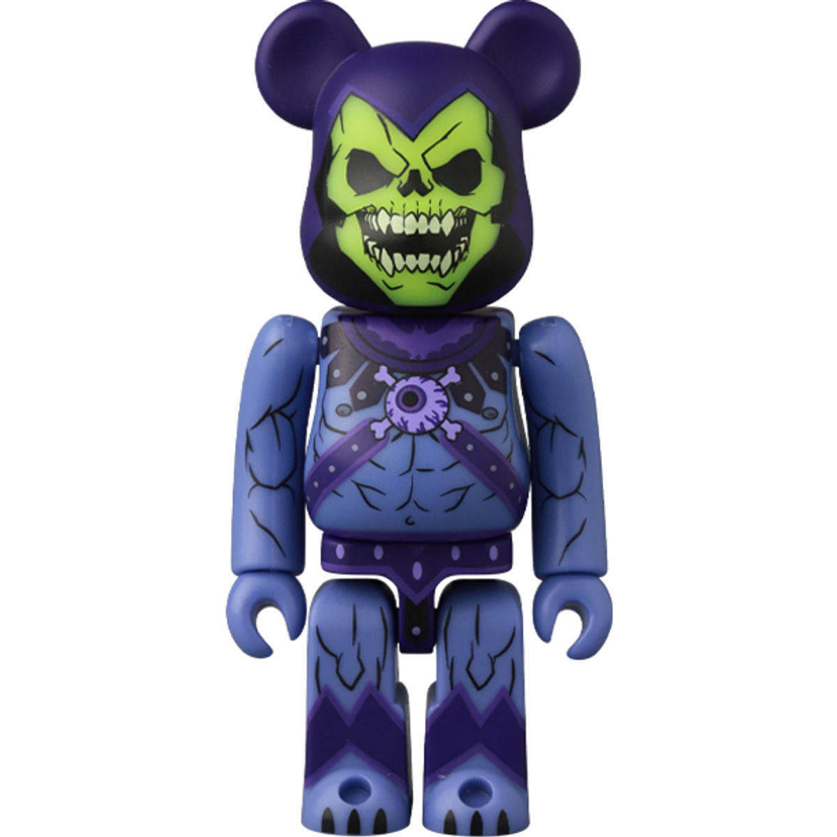 100% + 400% Mishka x Skeletor : Masters of the Universe Be@rbrick (Set)