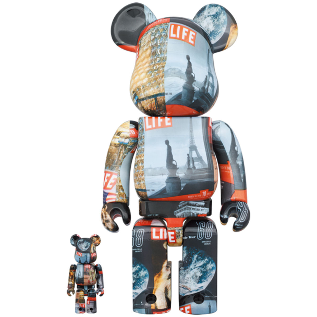 100% + 400% LIFE Magazine Be@rbrick (Set)