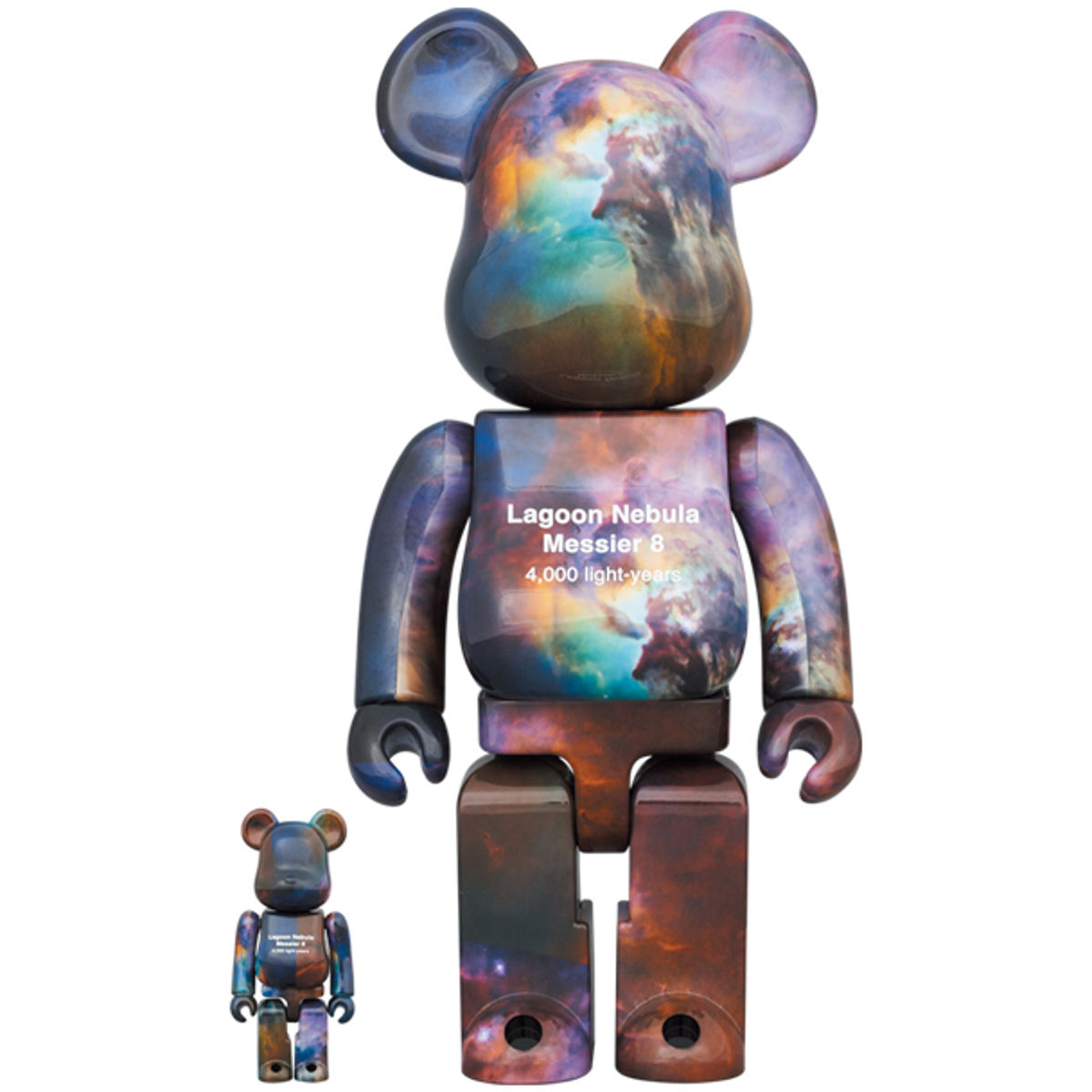 100% + 400% Lagoon Nebula (Messier 8) : Hubble Space Telescope Be@rbrick (Set)