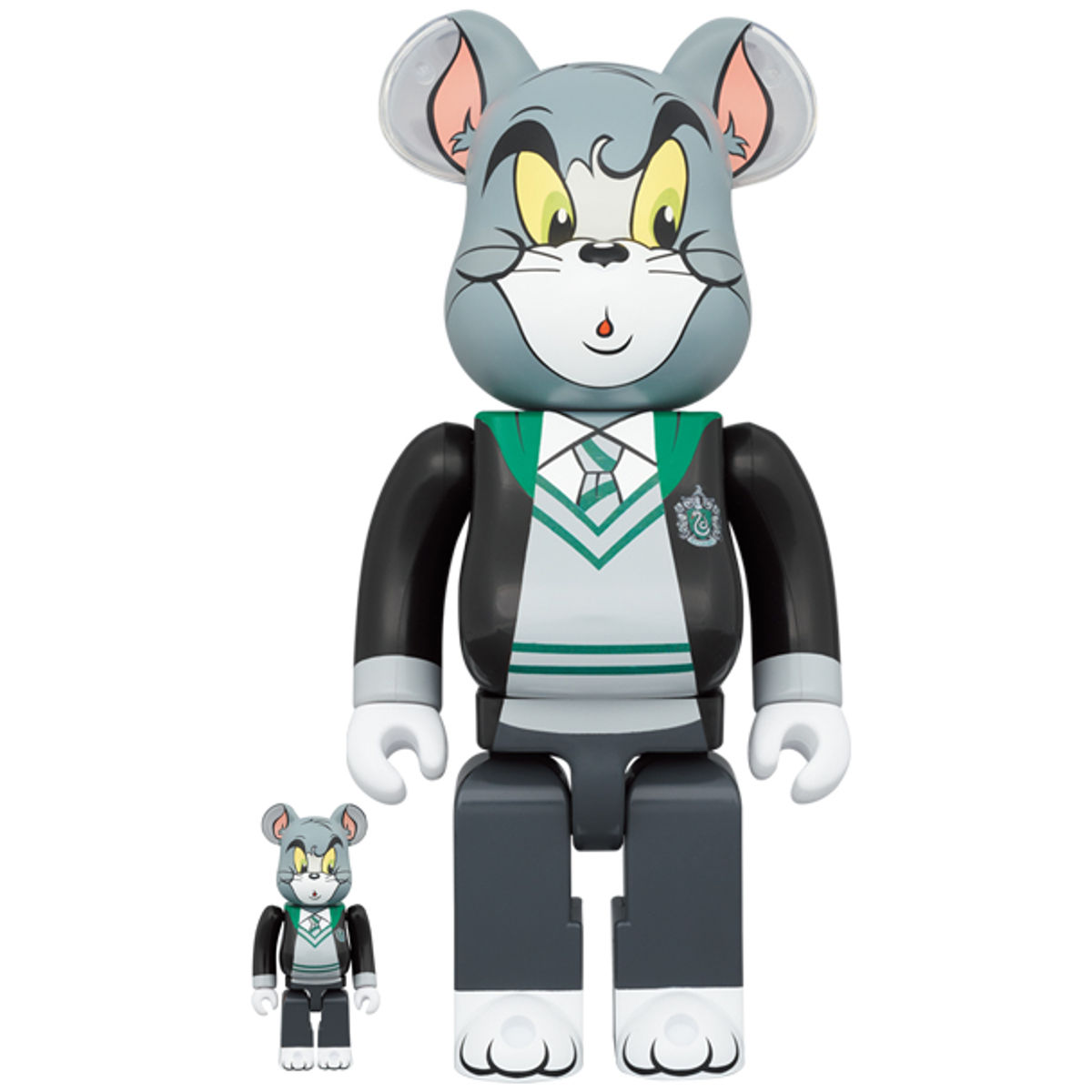 100% + 400% Hogwarts House Robes Tom : Tom & Jerry Be@rbrick (Set)