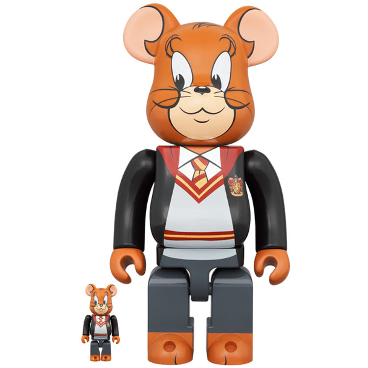 100% + 400% Hogwarts House Robes Jerry : Tom & Jerry Be@rbrick (Set) by Warner Bros.