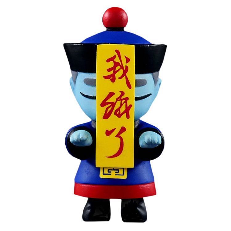 Bai Chu Blue with Talisman by Otto Bjornik