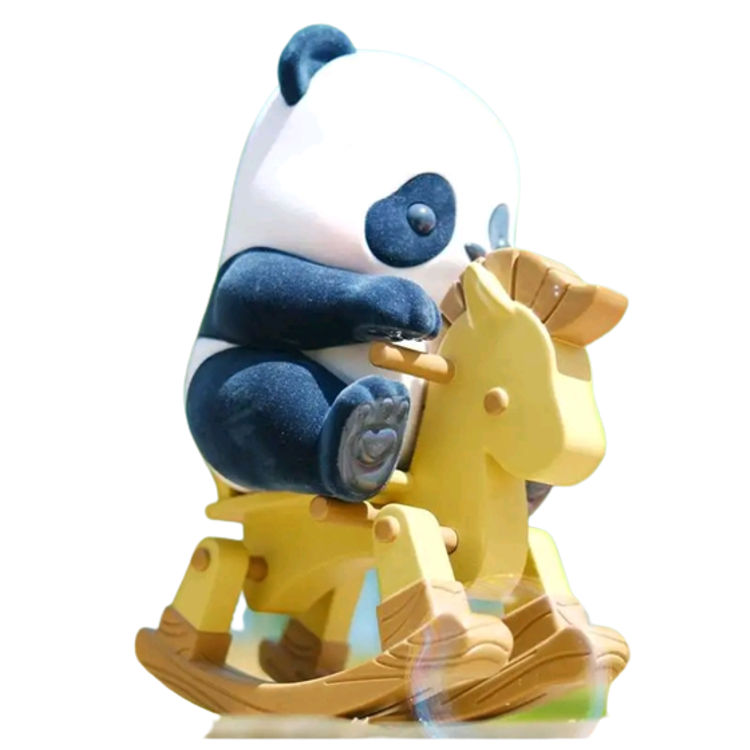 300% Rocking Horse Panda Roll by 52Toys