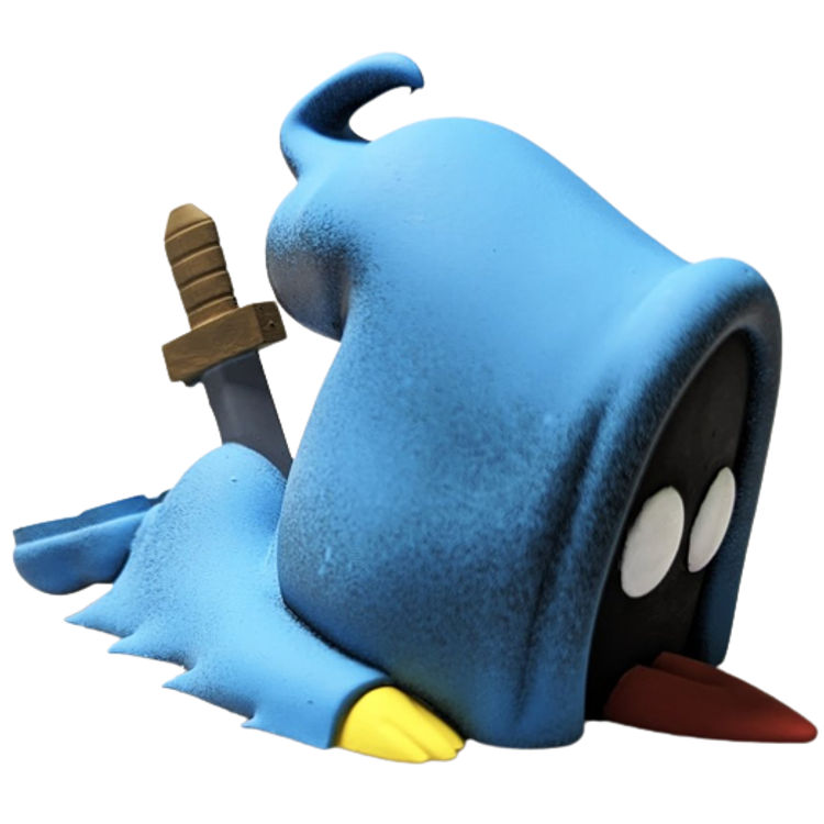 Blue Cloak Backstabber Stabbed by ESC Toy (Erick Scarecrow)