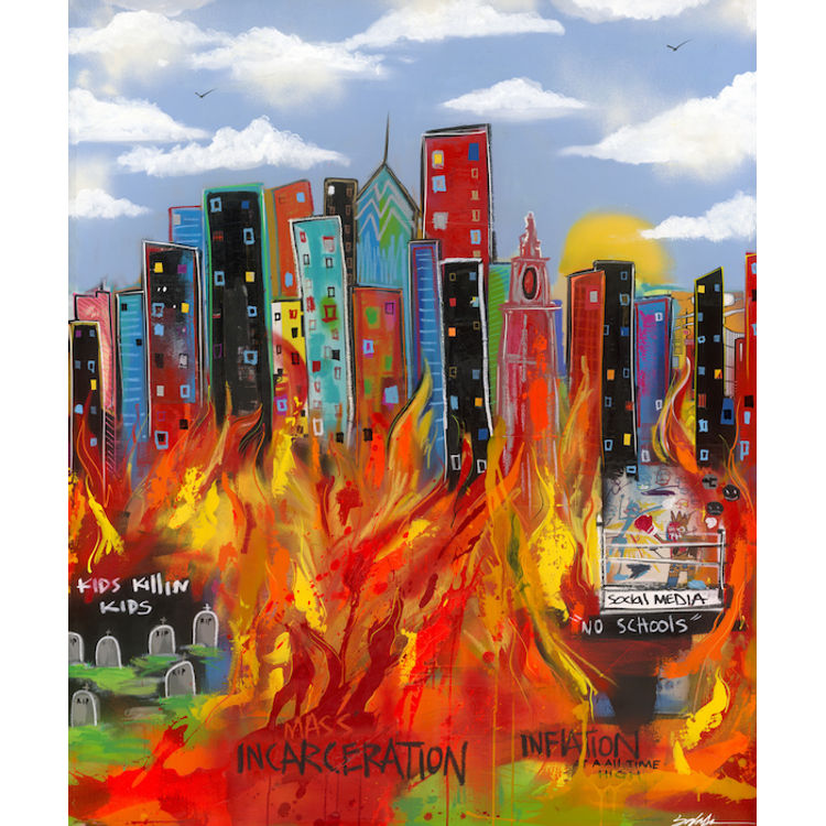 City on Fire by King Saladeen