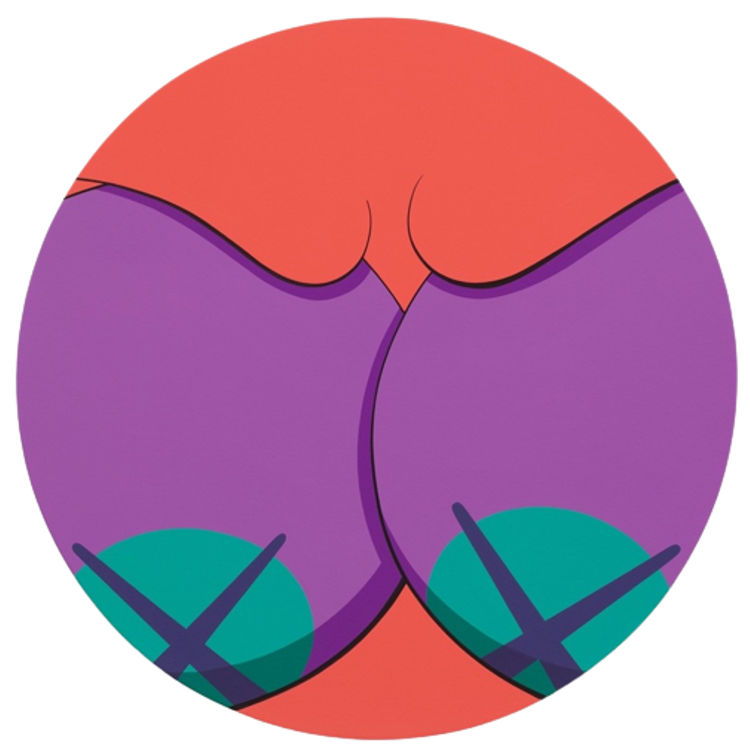 Untitled (HTLC4) (2011) by Kaws (Brian Donnelly)