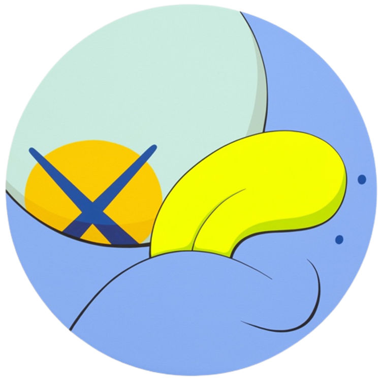 Untitled (HTLC3) (2011) by Kaws (Brian Donnelly)