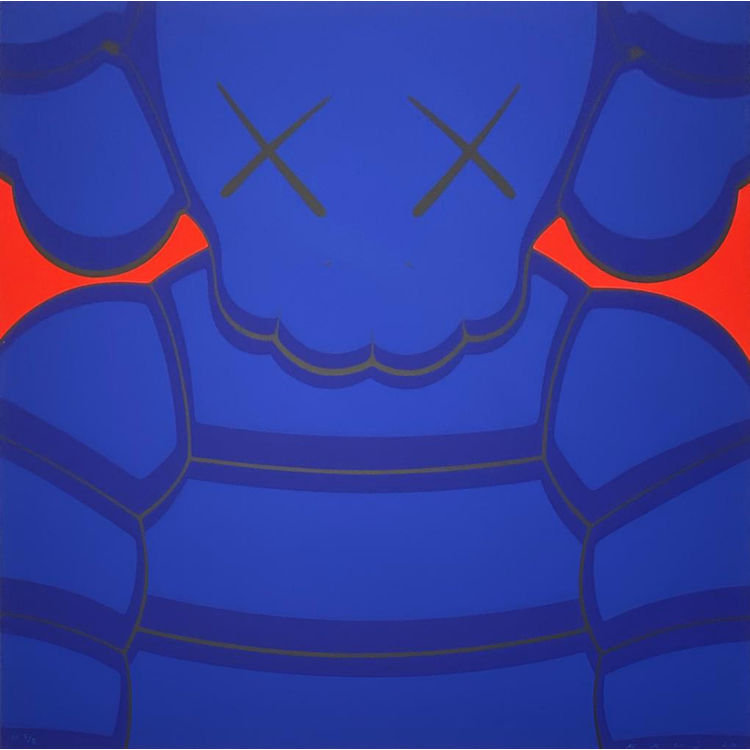 Blue Chum What Party (2020) by Kaws (Brian Donnelly)