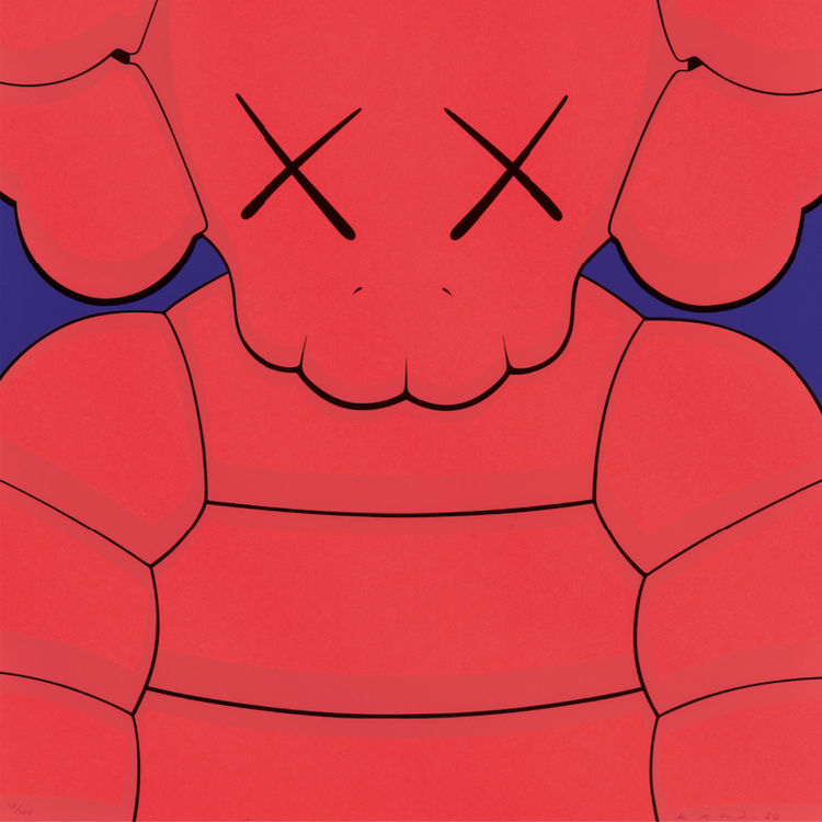 Pink Chum What Party (2020) by Kaws (Brian Donnelly)