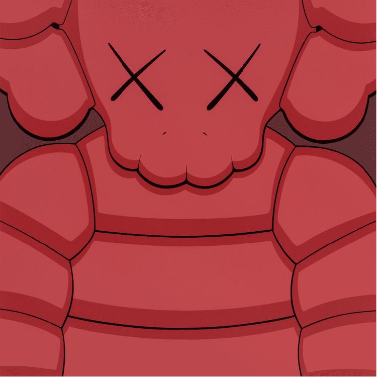 Red Chum What Party (2020) by Kaws (Brian Donnelly)