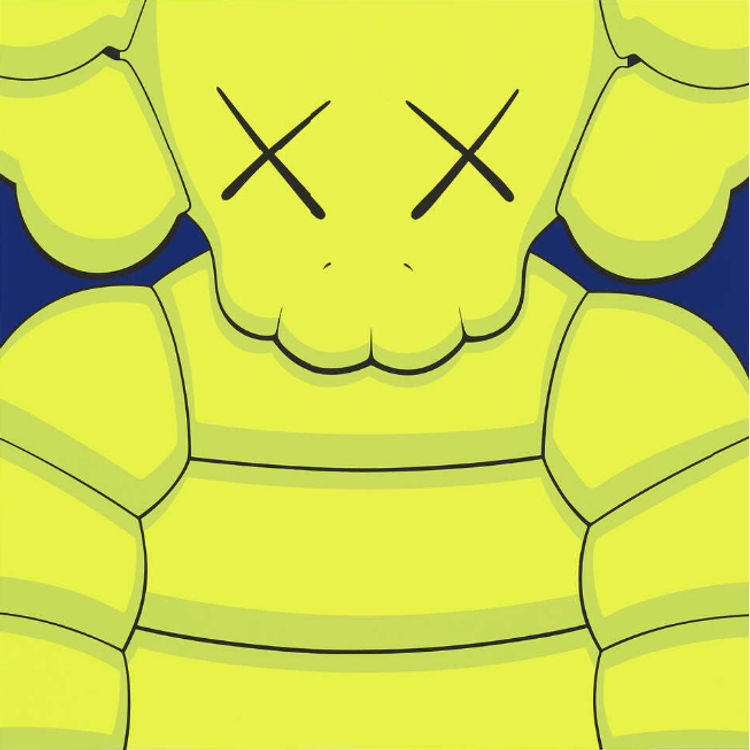 Yellow Chum What Party (2020) by Kaws (Brian Donnelly)