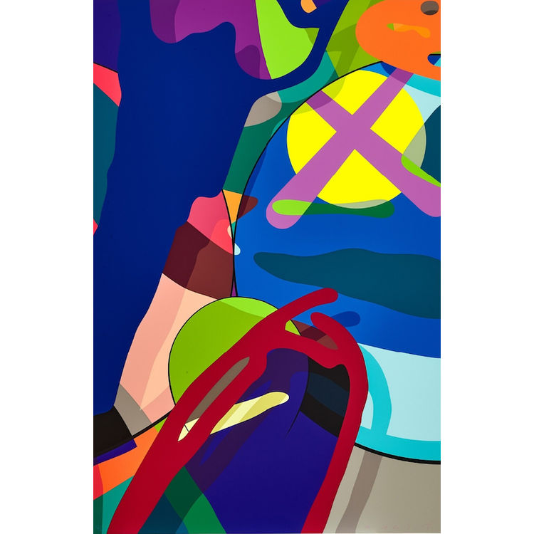 Tension No. 7 (2019) by Kaws (Brian Donnelly)