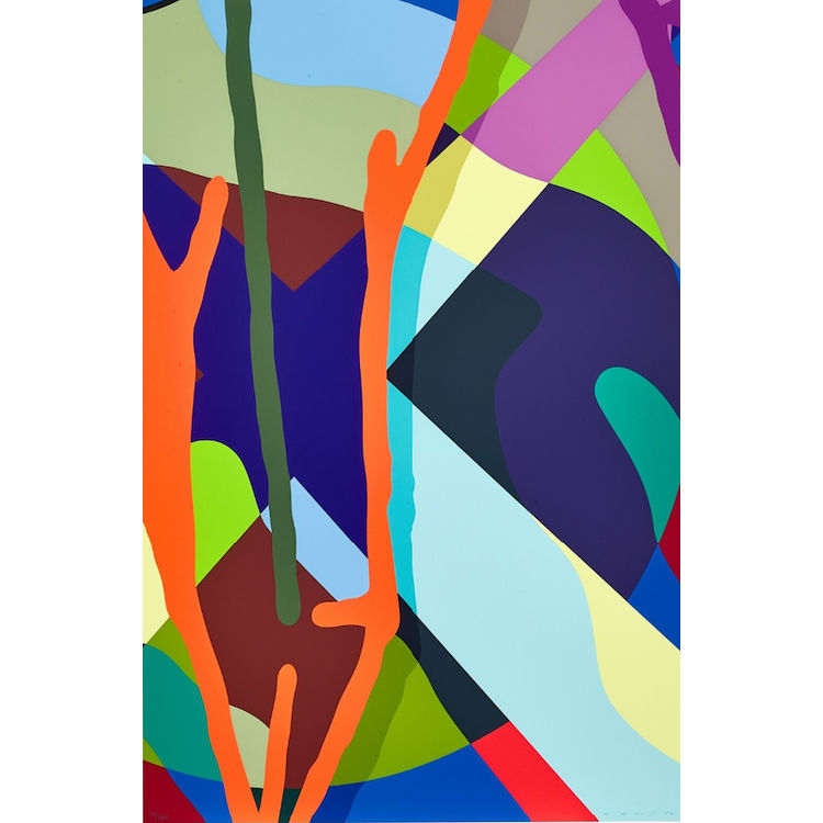 Tension No. 8 (2019) by Kaws (Brian Donnelly)