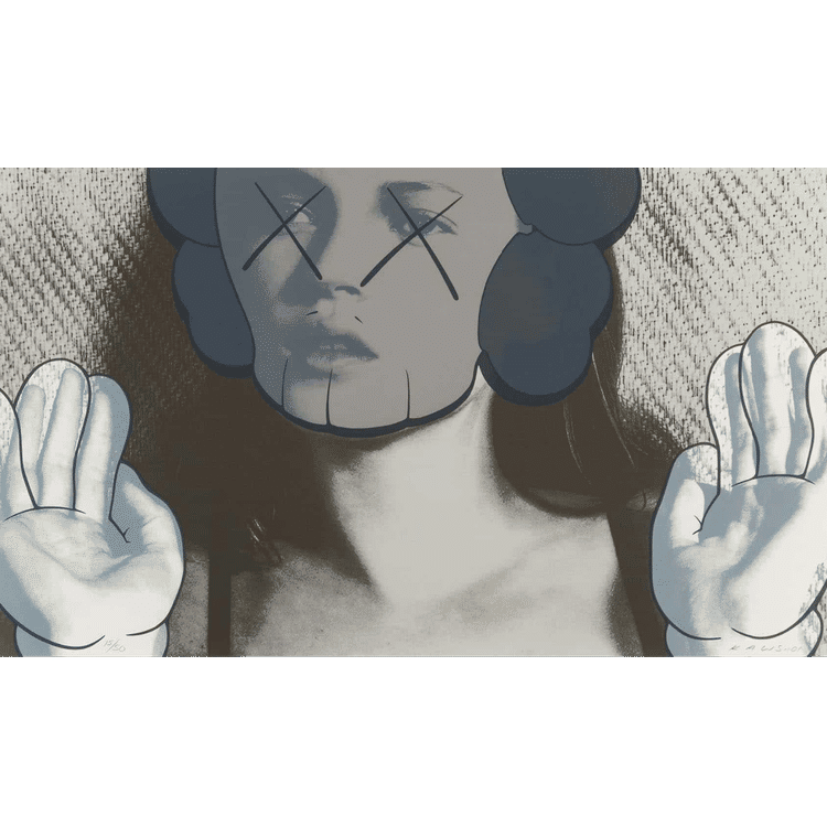 Kate Moss, White Gloves (2001) by Kaws (Brian Donnelly)