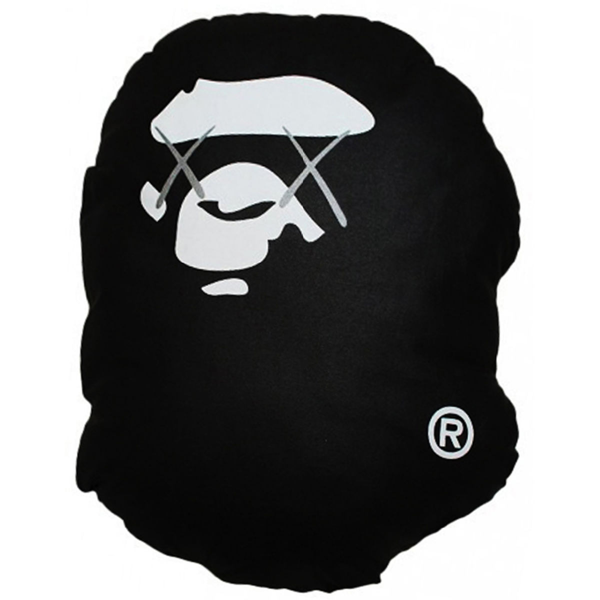 Black A Bathing Ape x Kaws Pillow