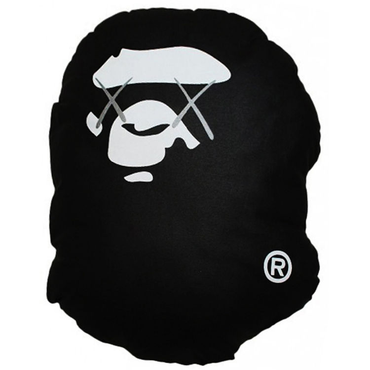 Black A Bathing Ape x Kaws Pillow by BAPE (A Bathing Ape)