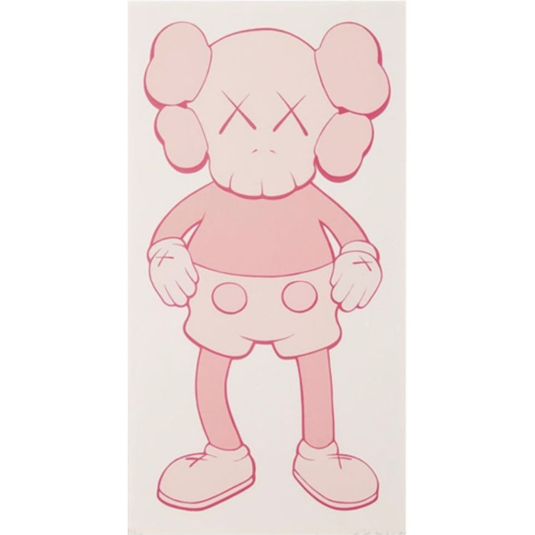 Pink Companion (2001) by Kaws (Brian Donnelly)