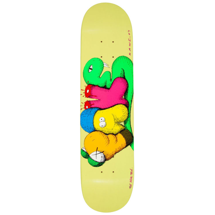Real Fake Kaws Skateboard by Kaws (Brian Donnelly)