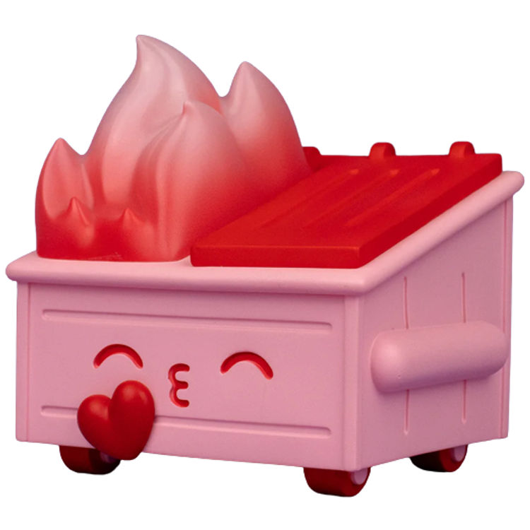 Kiss Me, I'm Trash Dumpster Fire by Scott Wetterschneider