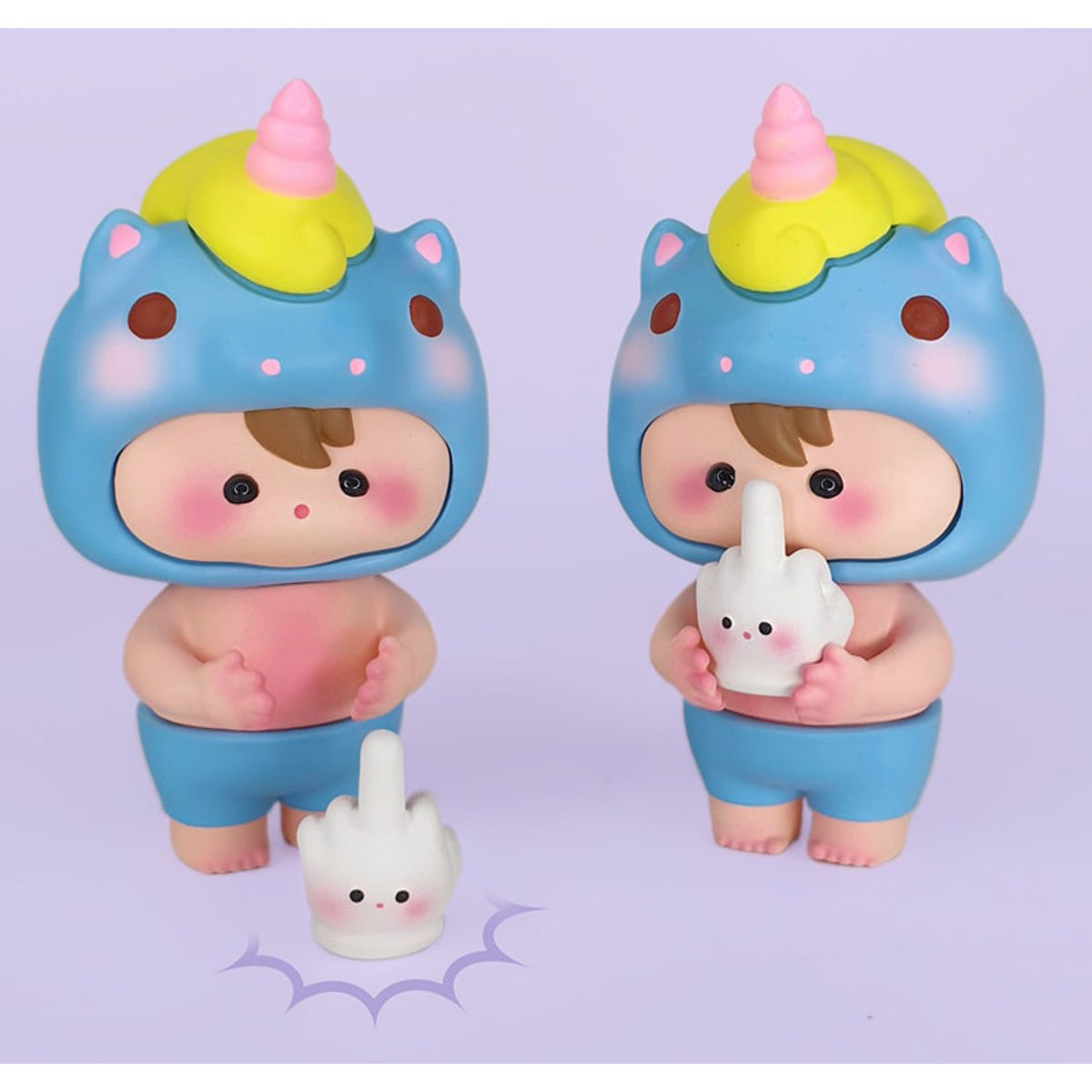 Blue Quay Holding The Finger