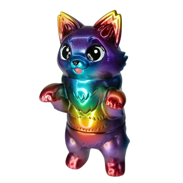 Metallic Rainbow Fluffy Negora by Konatsu Koizumi
