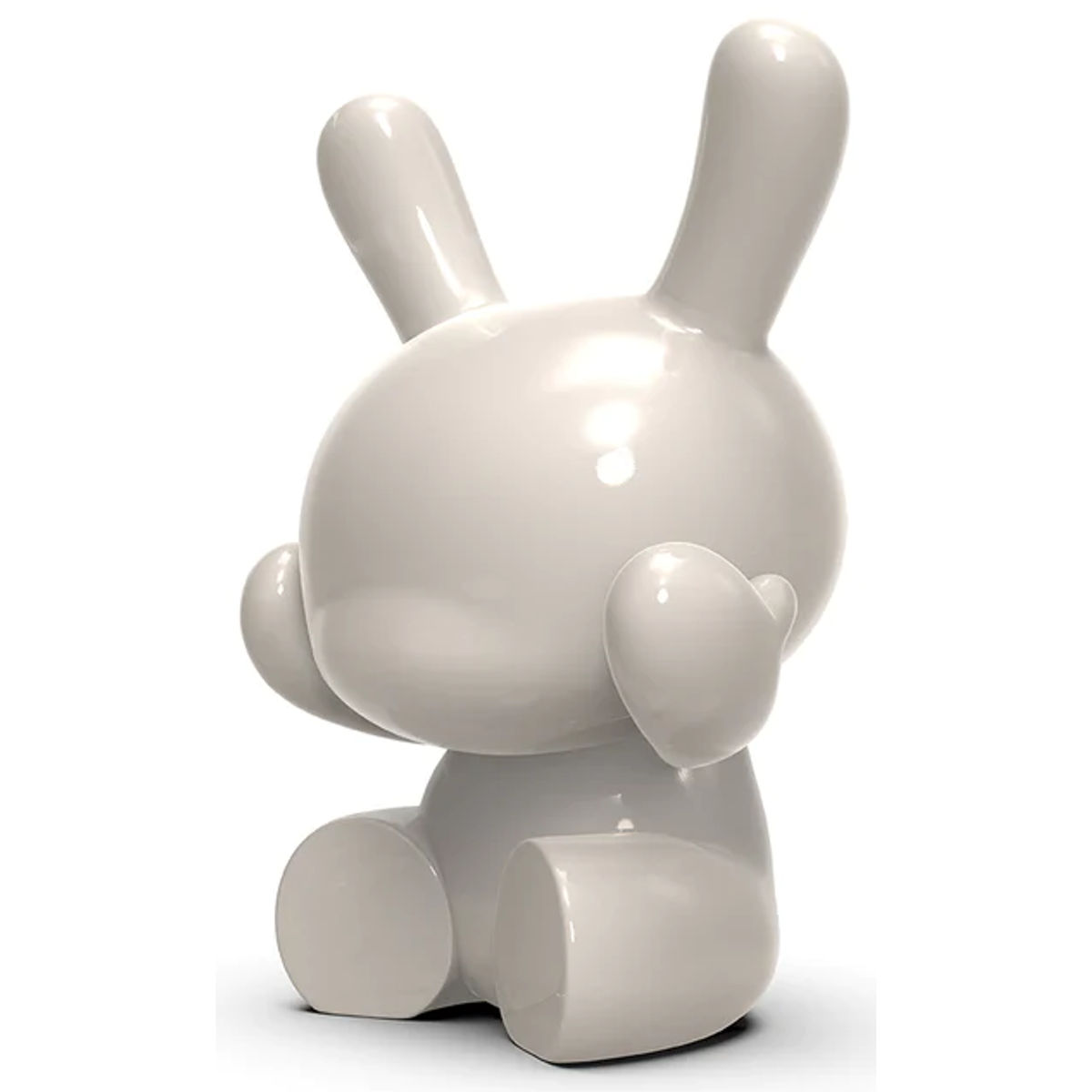 5" White Porcelain Three Wise Dunnys (Set)