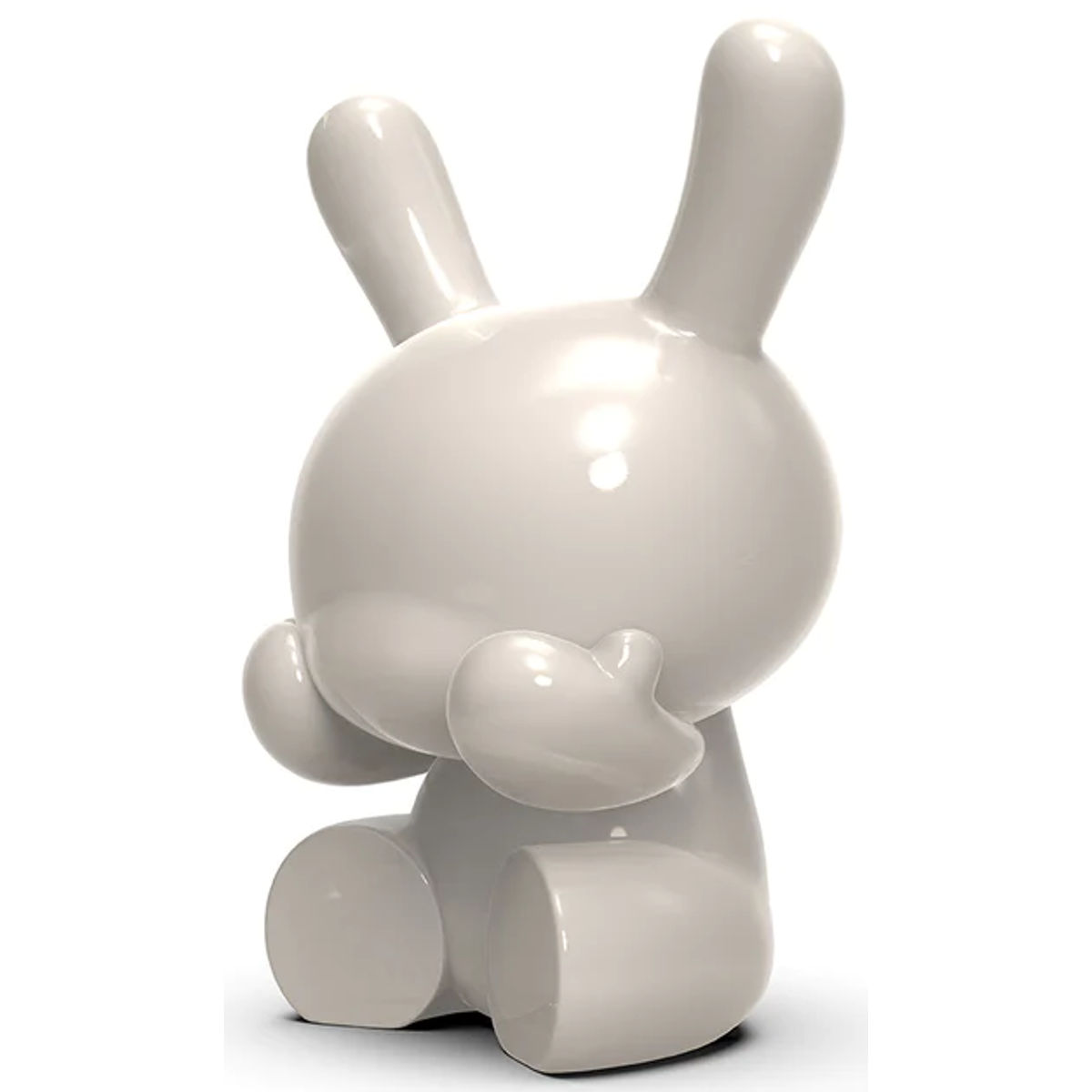 5" White Porcelain Three Wise Dunnys (Set)