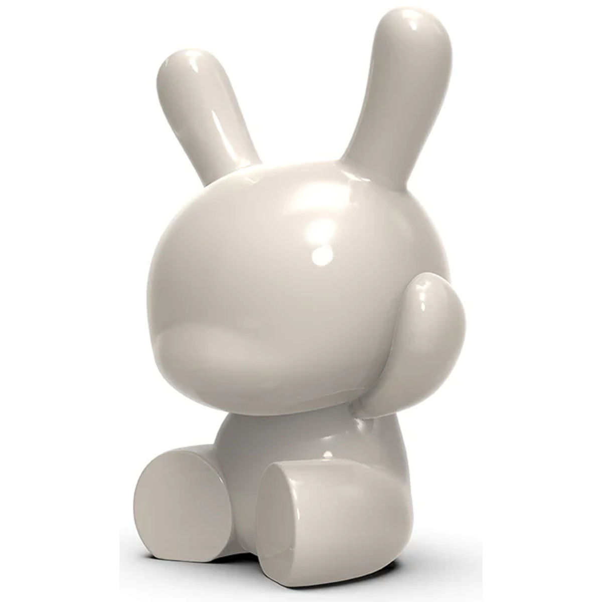 5" White Porcelain Three Wise Dunnys (Set)