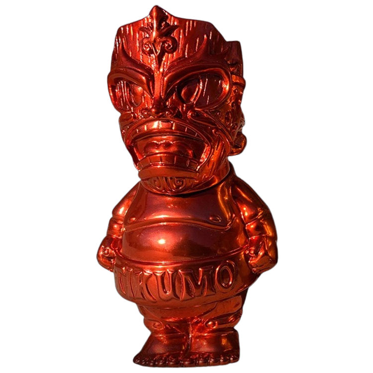 Red Chrome Tikumo Super Tiki Sumo : 17th colorway by Gerald Okamura