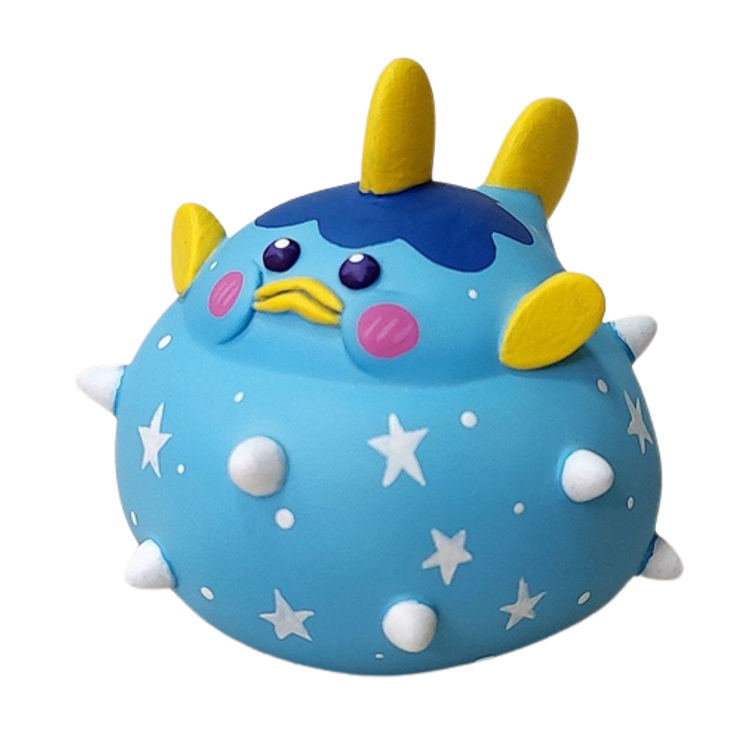 Blue Puffer Ball Ball Fish by 78JO (Sunny Tam)