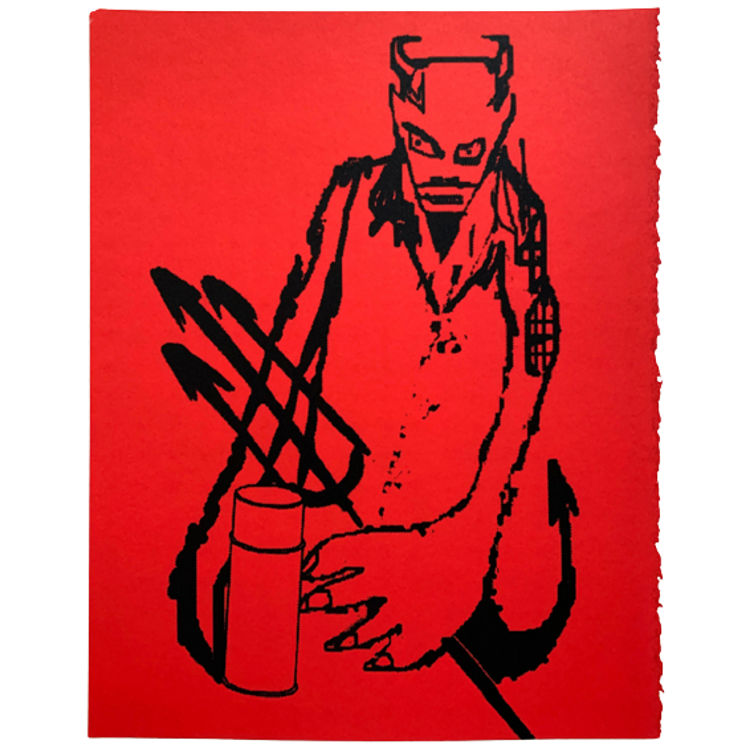15 Years Print (Red Devil) by Futura