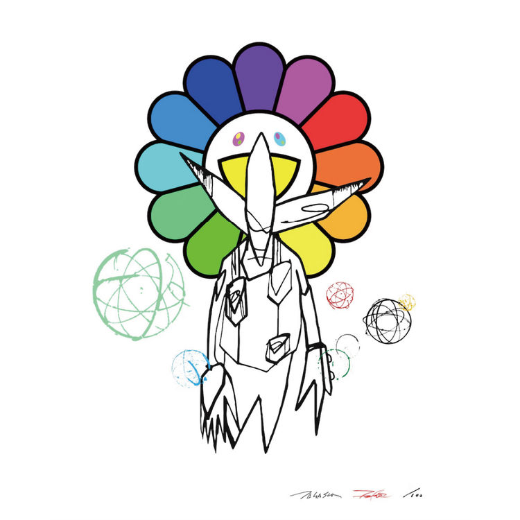 intermezzo TFWHT (White) by Takashi Murakami
