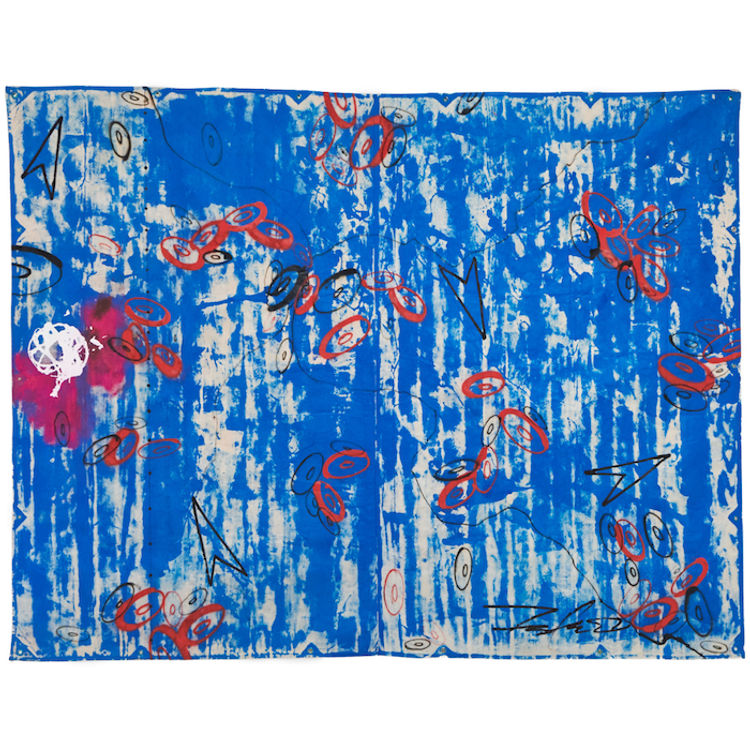 Blue Picket Fence, 2022 by Futura