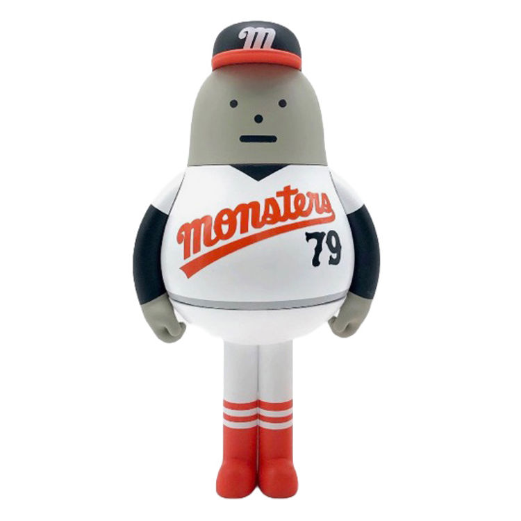 SML Monsters Sport Baseball 79 White by Sticky Monster Lab