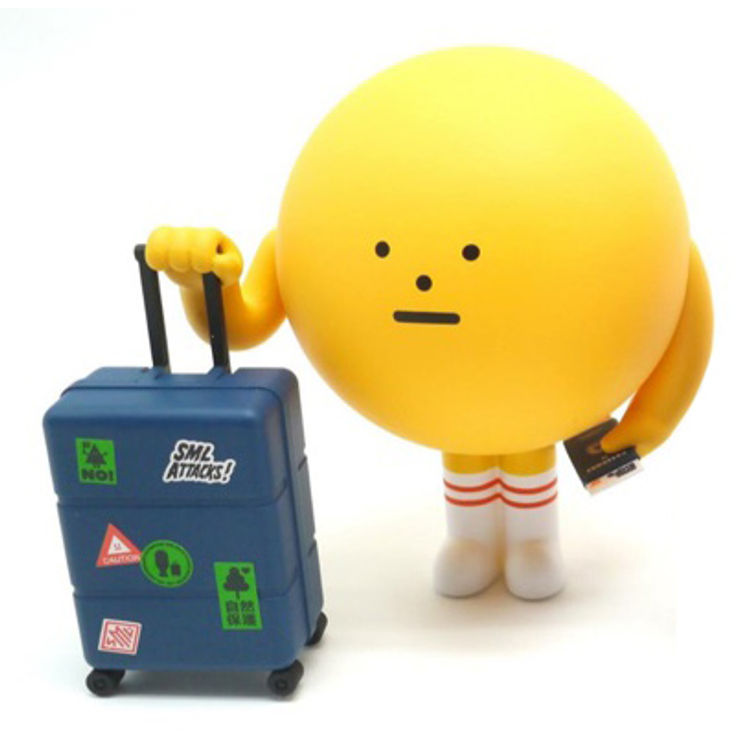 SML 10th Ann YellowMon Travel by Sticky Monster Lab