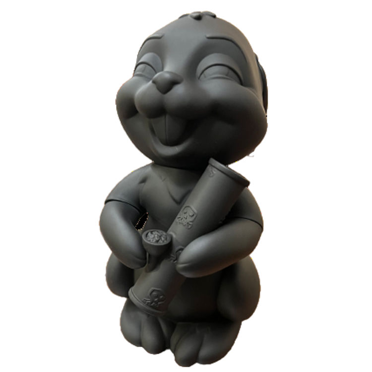 Bong Bunny (Matte Black) by Frank Kozik