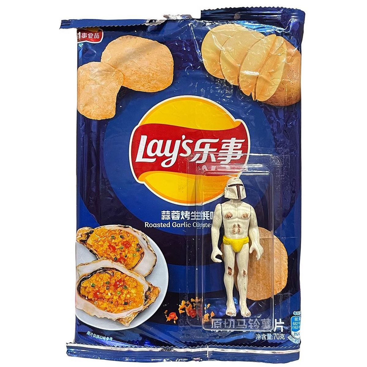 Roaster Garlic Oyster  : Exotic Chips