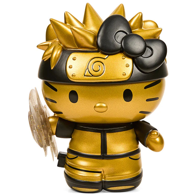 Black & Gold Naruto Charge Hello Kitty by Sanrio